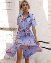 Sophia | Chic V-Neck Dress for Effortless Elegance-2